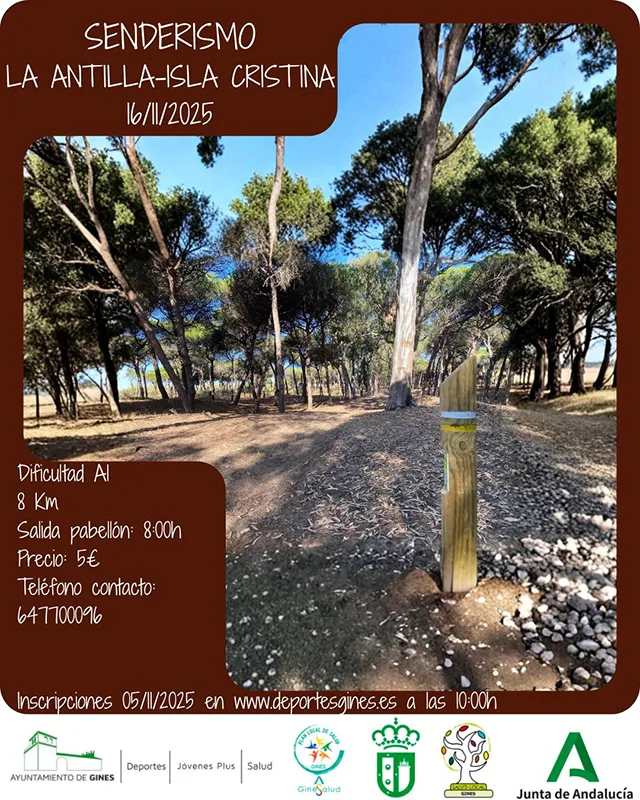 salida senderista la antilla isla cristina nov